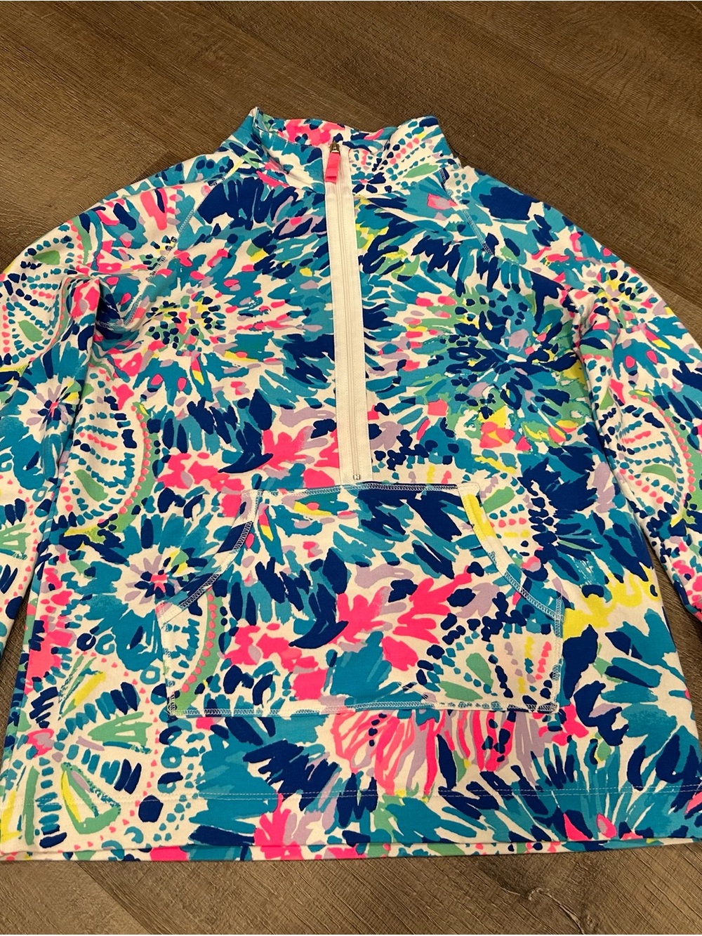Lilly Pulitzer Skipper Popover in the "Multi Dive In" Kids size XL